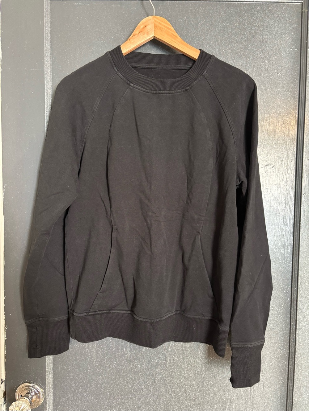 lululemon athletica Black Women's Crewneck Sweatshirt